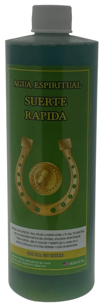 16oz Agua de Suerte Rapid/ Fast Luck Water