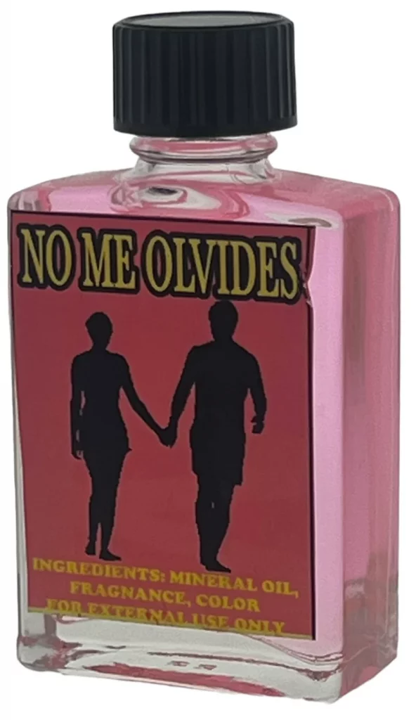 Aceite no mi Olvides/Don't forget me oil