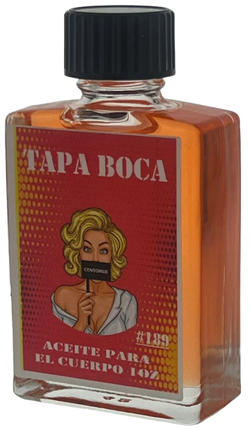 Aceite Tapa Boca/ Shut Mouth Oil